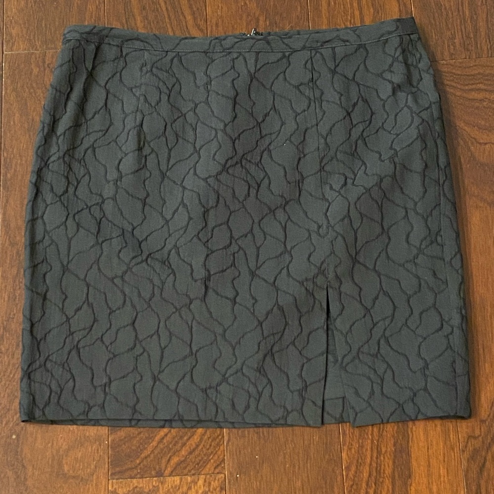 Michael Kors black skirt with front slit